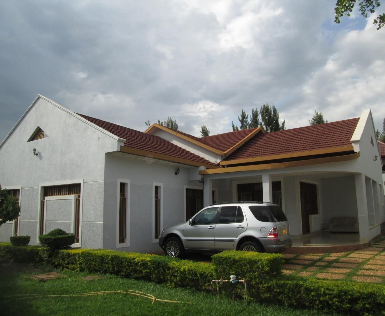 Residential house with tiled roof, Kibagabaga